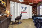 3D Circle I273 Hair Cut Barber Shop Wallpaper Mural Self-Adhesive Removable Ho