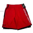 New Boys' Under Armour Basketball Shorts 8” Training UA Red Size Youth L