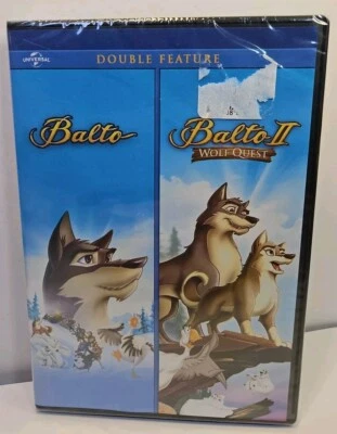 Balto / Balto II: Wolf Quest (DVD, 2002) NEW, SEALED, Kevin Bacon, Phil Collins - Image 1 of 4