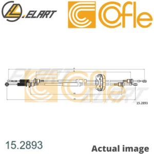 CABLE MANUAL TRANSMISSION FOR OPEL RENAULT VIVARO A PLATFORM CHASSIS X83 COFLE - Picture 1 of 7
