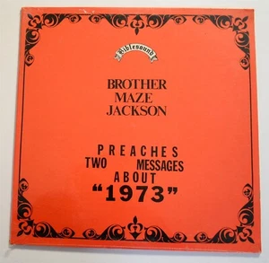 SEALED GOSPEL LP Brother Maze Jackson Biblesound Preaches 2 Messages about 1973 - Bild 1 von 2