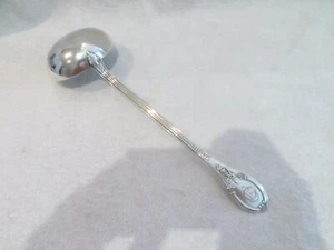 Gorgeous 20th c french 800 silver soup ladle Empire st wings & torches - Picture 1 of 11