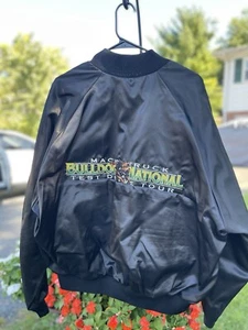 Vintage Mack Trucks Satin Bomber Jacket Bulldog National Size XXL - Picture 1 of 3
