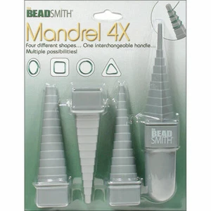 Beadsmith Mandrel 4X Set Wire Wrapping Forming Bending Jewelley Making Tool - Picture 1 of 2