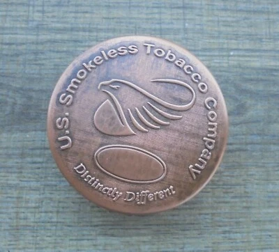 CABEZA DE ÁGUILA SE ADAPTA A LATA DE PLÁSTICO SKOAL COBRE CEPILLADO TAPA DE LATA DE TABACO "NUEVO/SIN USAR" Foto 1 de 3