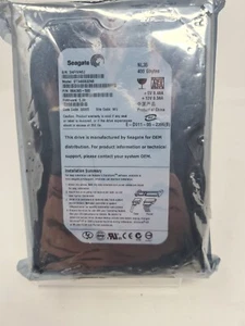 Seagate ST3400832NS 3.5" HDD SATA Hard Drive 7200 400GB 8MB Cache 1.5Gb/s NEW - Picture 1 of 4