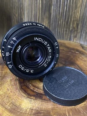 Industar 50-2 50mm f3,5 Russian Bokeh portrait Lens DSLR M42 Mount Old #3196 - Image 1 of 4