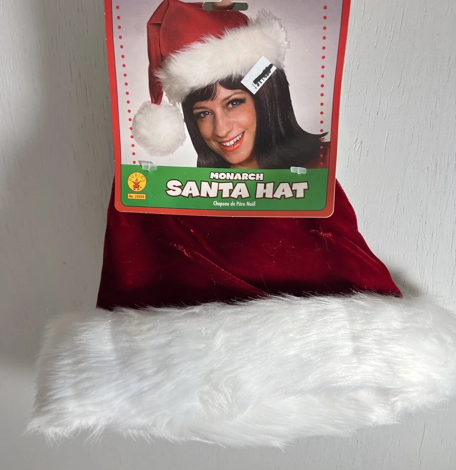 Sombrero de Papá Noel de Rubí vacaciones de Navidad señora Claus Foto 1 de 4