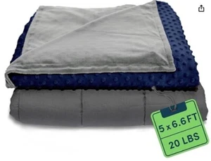 Quility Weighted Blanket for Adults - 20 LB Queen Size Heavy Blanket for Cooling - Picture 1 of 1