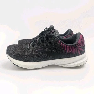 Womens Brooks Launch 6 Blackened Pearl Wild Aster Running Shoes Size 9.5 - Picture 1 of 6