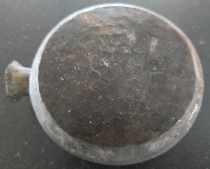 Revolutionary or Civil War Canteen, Flask, Hand Made, Copper, Battle Damage - Picture 1 of 10