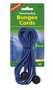 2 Stück Spanngummis Coghlans für Schlafsäcke & Isomatten, Länge 76 cm, blau - Picture 1 of 4