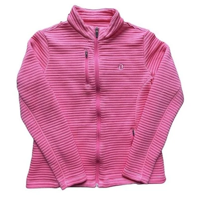 Jaqueta térmica Peter Millar Wicking zíper completo rosa média feminina em excelente estado usado - Imagem 1 de 4