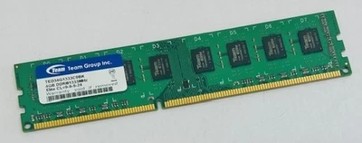 4GB Team Group TED34G1333C9BK PC3-10600 1333MHz DDR3 Computer Memory Module - Image 1 of 4