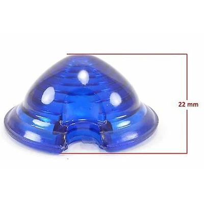 Lente azul para señales de giro Bullet Zeppelin para Triumph/BMW - 2/Pack 2fm-m103b Foto 1 de 4