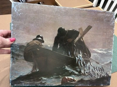 Winslow Homer The Herring Net Springbok Jigsaw Puzzle 500+ Pieces 18" x 23 1/2" - Image 1 of 4