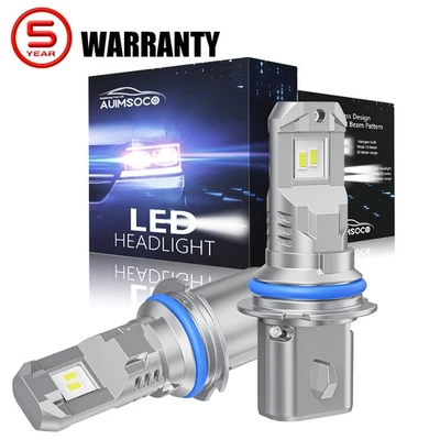 Faros LED blancos brillantes doble haz 9004 HB1 para Ford Taurus 1990-1991 Foto 1 de 4