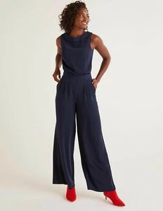 Mono BODEN Clarissa Azul Marino T0105 PVP £140.00 TALLA UK 18R NUEVO P1 - Imagen 1 de 8