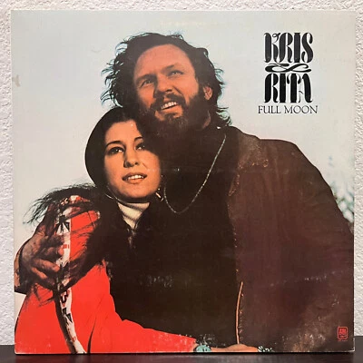 KRIS KRISTOFFERSON & RITA COOLIDGE - Full Moon - 12" Vinyl Record LP - VG - Image 1 of 4
