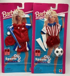 Barbie Sports Fashions 1995 vintage - Lote de 2 - ¡Nueva! Nuevo en paquete - Imagen 1 de 3