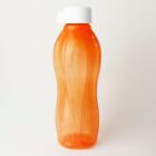 TUPPERWARE EcoEasy Trinkflasche 750ml Orange mit Schraubverschluss Wei