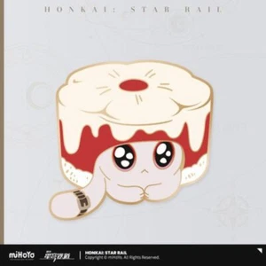 Distintivo Ufficiale Honkai Star Ruan Mei Creation Series Cat Cake Metal - Clara - Foto 1 di 6