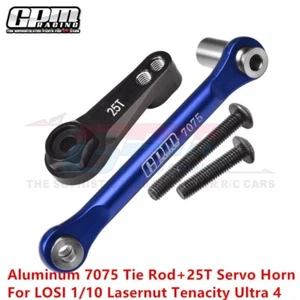 GPM Alu 7075 Tie Rod+25T Servo Horn For LOSI 1/10 Lasernut Tenacity Ultra 4 US - Picture 1 of 3