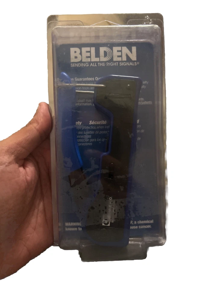 Herramienta de compresión coaxial Belden para conectores F RG59 o RG6 Foto 1 de 1