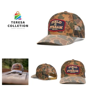 Men's Roosevelt Snap Back Mesh Cap, Brown Camo - Picture 1 of 5