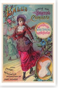 Póster victoriano de publicidad para decoración del hogar Ball's Circle - Imagen 1 de 1