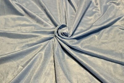 Tecido de costura Carolina azul atlético esportes malha poliéster camisa de futebol - Imagem 1 de 4