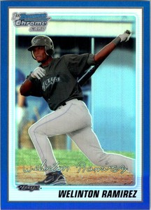 2010 Bowman Chrome Prospects Blue Refractors #BCP35 Welinton Ramirez /250
