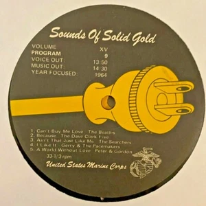 RADIO SHOW USMC GOLD 15/9&10 '64:BEACH BOYS, BEATLES, DC5, SEARCHERS, JAN & DEAN - Picture 1 of 3