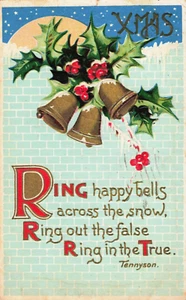 XMAS 1913 Embossed Postcard (19) - Picture 1 of 2