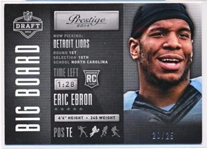 ERIC EBRON 2014 PANINI PRESTIGE BIG BOARD SILVER HOLOFOIL PARALLEL RC #'D 20/25 - Picture 1 of 1