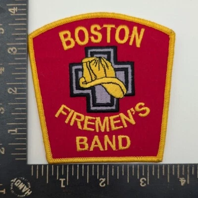 BOSTON MASSACHUSETTS MA Parche de Incendio EMS Rescate Seguridad Pública CRUZ Foto 1 de 2