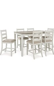 Signature Design by Ashley Skempton Modern Farmhouse Counter Height Dining Table - Picture 1 of 8