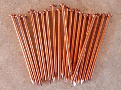 3.5 Inch Copper Nails for Killing Trees, Stumps & Roots - 20 Count - Image 1 of 3