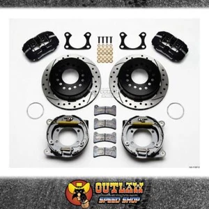 WILWOOD DYNAPRO LOW PROFILE REAR DISC BRAKE KIT 4 SPOT 11" FITS FORD - Picture 1 of 1