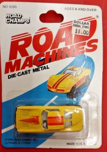 Corvette fundido a presión Road Champs 1099 #19 NUEVO en paquete - Imagen 1 de 2