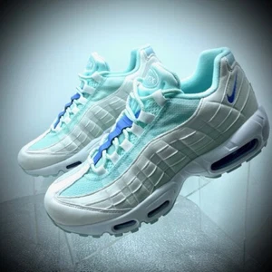 Nike Damen Air Max 95 blaugrün royal pulse weiß 307960-306 Damen Größe 8,5 - Bild 1 von 6