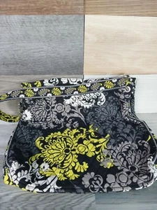 Vera Bradley Magnet Hipster Schultertasche Tasche Retired Midnight Wildflowers - Bild 1 von 7