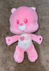 Vintage 2004 8&quot; Care Bears Cubs Cheer Bear Cub Pink Baby Diaper Plush CLEAN