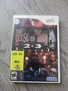 The House of the Dead 2 & 3 Return (Nintendo Wii) CIB Completo Testato Funzionante! - Foto 1 di 3