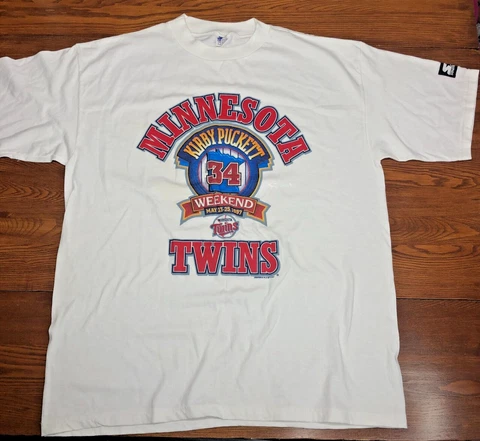 1997 Minnesota Twins Kirby Puckett T-Shirt #34 Cover