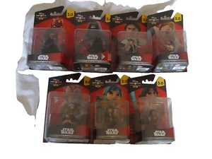 Disney Infinity - Star Wars Figures Bundle -OBI WAN/EZRA/SABINE/ZEB/KYLO/DARTH M - Picture 1 of 7