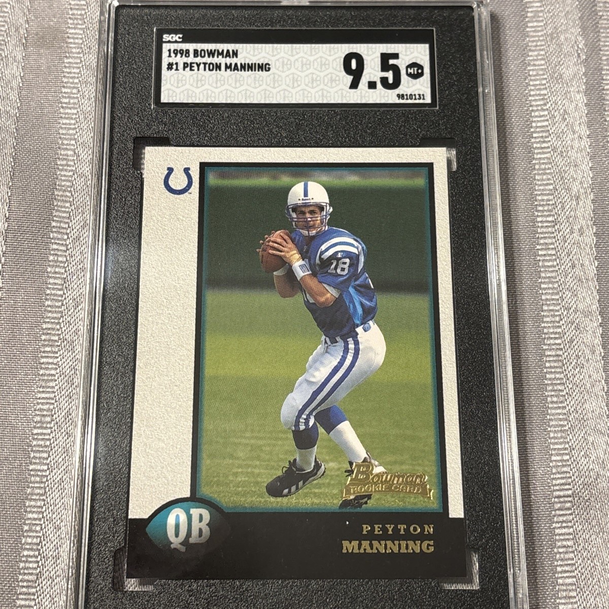 Bowman Peyton Manning Original Football Sports Trading Card Bowman Peyton Manning Original Football Sports Trading Card