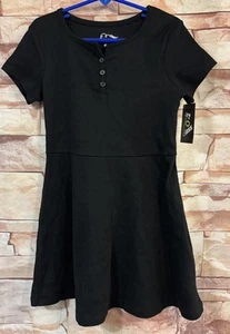 Art Class Black Short Sleeved Dress. Size: S (6-7). NEW! - Picture 1 of 7