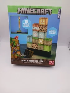 Minecraft Block Building Light Lamp 16 Cubes Light Up - Picture 1 of 2