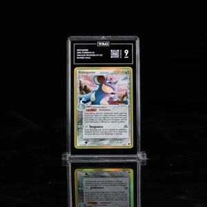 nidoqueen 7/101 reverse holo dragon frontiers tag 9 psa - Picture 1 of 2